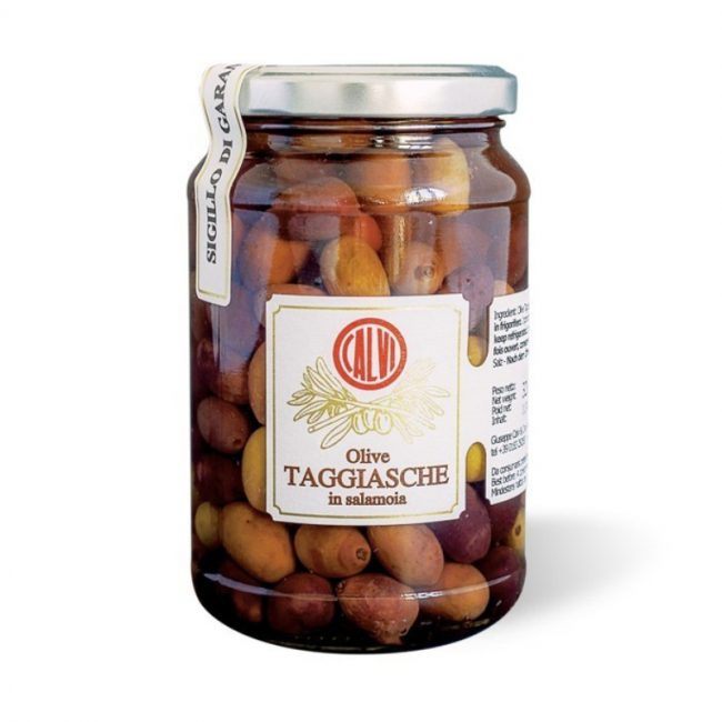 italiaanse olijven-taggiasche-met pit-olive taggiasche salamoia-olio calvi-ligurië-regina paola