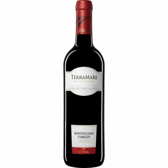 italiaanse rode wijn - terramare - montepulciano - abruzzo - citra vini