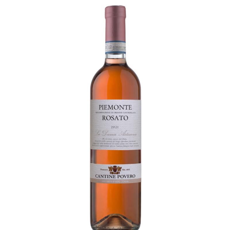 italiaanse rose wijn - vino rosato - la dama astesana - cantine povero- piemonte