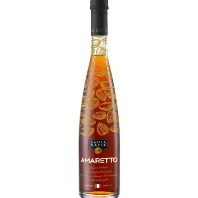 italiaanse likeur - santa marta amaretto - distilleria francoli