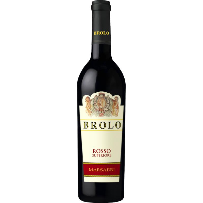 italiaanse rode wijn - brolo rosso superiore - cantina marsadri - gardameer - lombardije