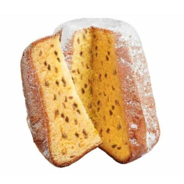 Pandoro van La Perla di Torino met stukjes pure chocolade.
